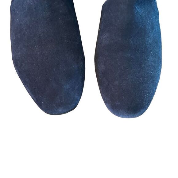 Stuart Weitzman Genna 25 City Boot in Navy Suede - Picture 6 of 9